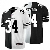 Nike Bears 34 Walter Payton Black And White Split Vapor Untouchable Limited Jersey Dyin,baseball caps,new era cap wholesale,wholesale hats